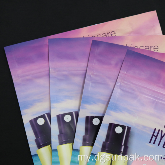 Matte Zip Lock Meetup အိတ်ကိုထုပ်ပိုးခြင်း